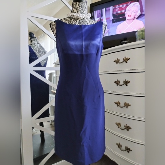 Beautiful Blue Alberto Makali Sheath Dress - Picture 5 of 12